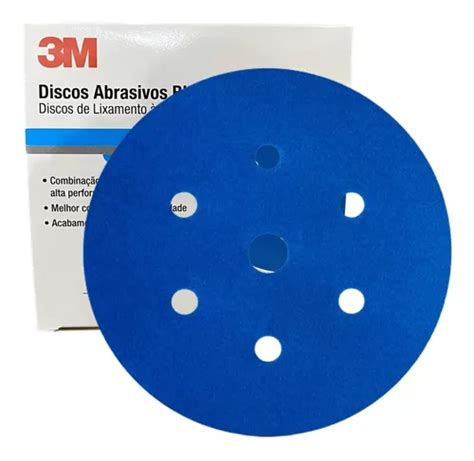 Disco Abrasivo M Hookit Blue Mm Lixa A Seco Unid Frete Gr Tis