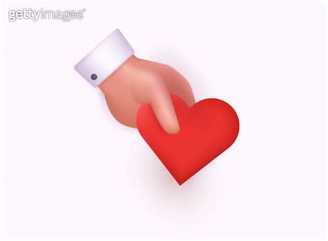 Donation Box And Love Concept Human Hand Putting Red Hearts To Donation Box 3d Web Vector