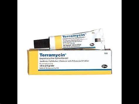 Terramycin Antibiotic Ointment for Eye Infection Treatment for Dogs, 0 ...