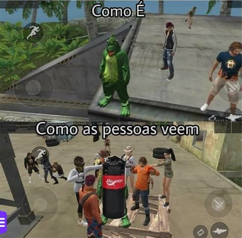 Pin de Pessoa Aleatória em Free fire Memes engraçados Memes de jogos