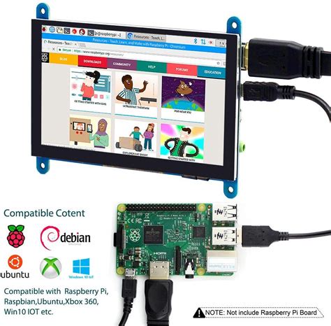 Elecrow For Raspberry Pi Touch Screen Monitors Inch Hdmi Monitor S