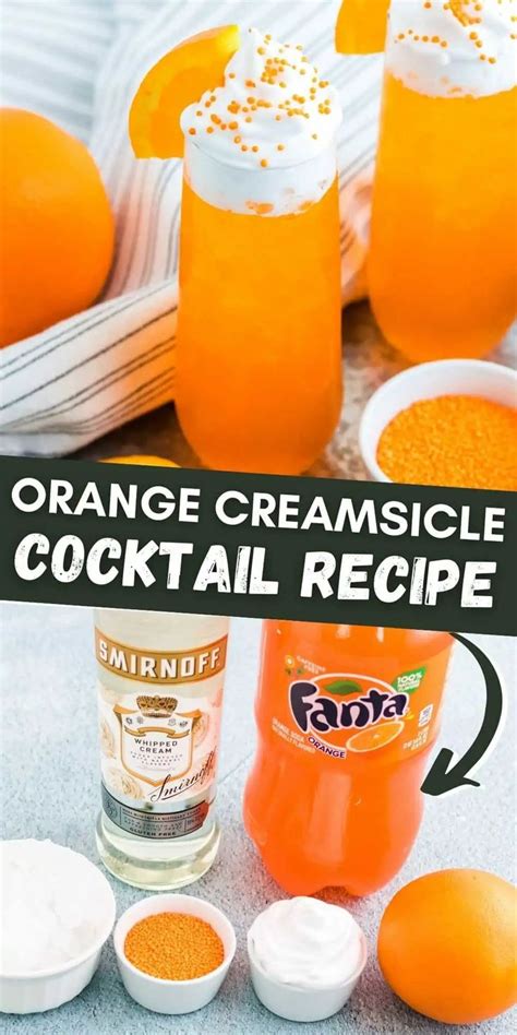 Orange Creamsicle Cocktail Recipe Recipe Summer Drinks Alcohol