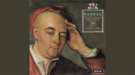 Handel Concerto Grosso No In A Minor Op Hwv Iv