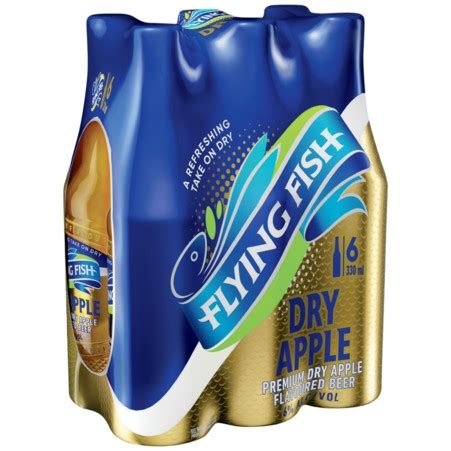 Flying Fish Dry Apple Flavoured Beer 6 x 330ml NRB – Woodstock Liquors