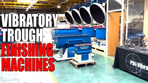 Vibratory Trough Finishing Machines YouTube