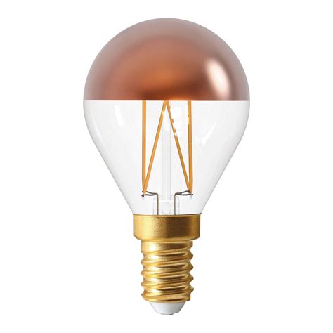 Led Golfball Filament Lamp Bronze Cap Ses E Lm W K Warm White