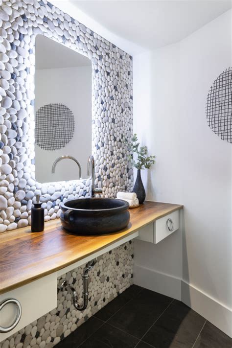 13 Pebble Tile Bathroom Natural Beauty Pebble Tiles