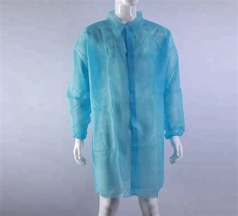 White Non Woven Disposable Lab Coat For Laboratory Handwash At Rs