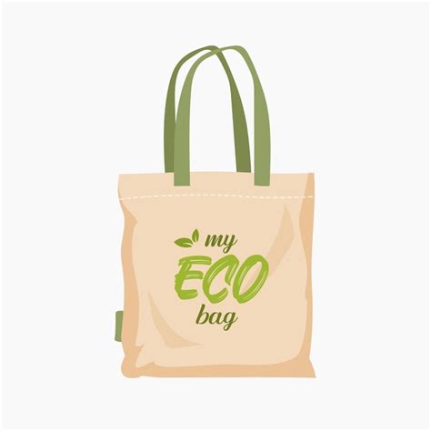 Sac En Tissu écologique Dites Non Aux Sacs En Plastique Soins