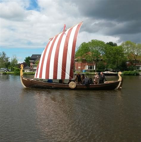 Vikingschip In Amsterdamamstelsport