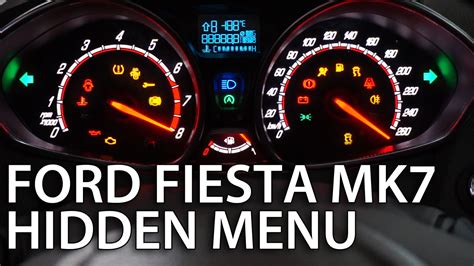 Ford Fiesta MK7 Hidden Menu Mr Fix Info