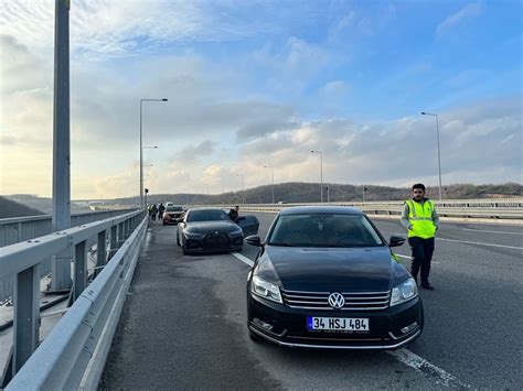 Kuzey Marmara Otoyolu nda Zincirleme Trafik Kazası 4 Yaralı Haberler