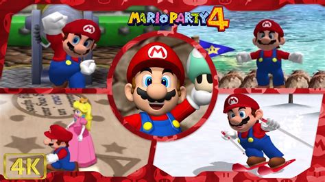 All Minigames Mario gameplay Mario Party 4 ⁴ᴷ YouTube