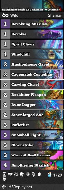 Hearthstone Decks Net On Twitter Duels Check Out This Shaman