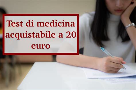 Test Di Medicina Rischia L Annullamento Euro Per Avere Le Domande