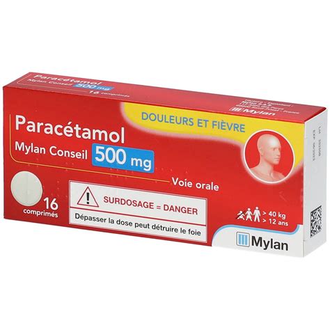 Parac Tamol Mylan Conseil Mg Pc S Redcare Pharmacie