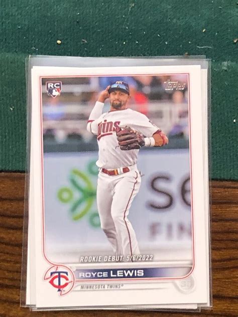 GC1 2022 Topps Update Rookie Debut Royce Lewis Minnesota Twins EBay