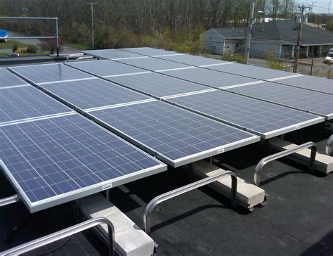 Normal Specification Flat Roof Solar Mounting Structure Racking System