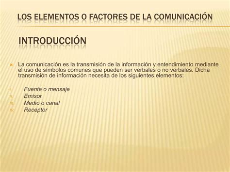 Los Elementos Del Fen Meno Comunicativo Ppt