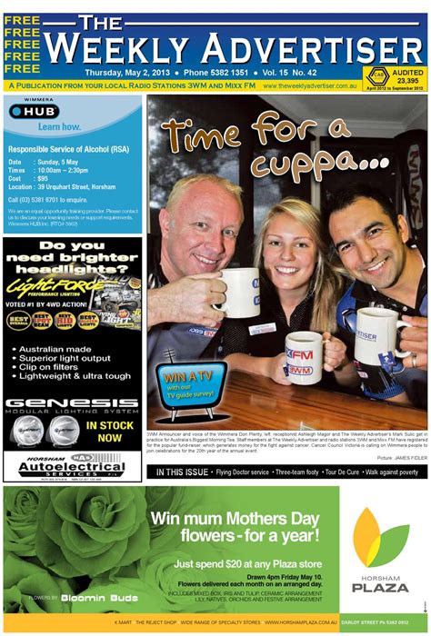 The Weekly Advertiser Thursday May 2 2013 Edition By The Weekly