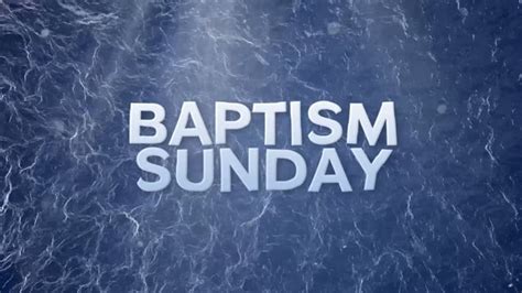 Motion Graphics Baptism Waters Church Visuals