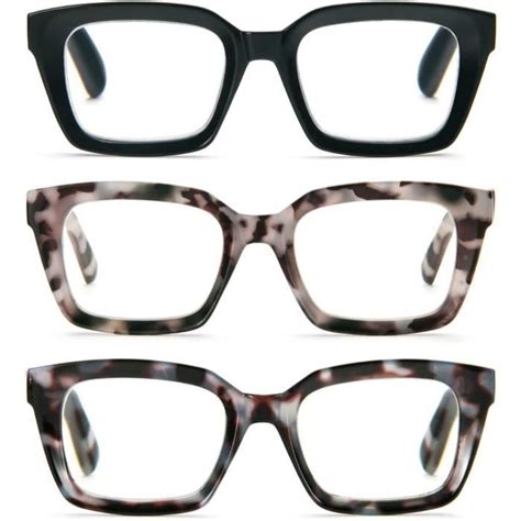 3 Packs Lunettes De Vue Lecture Anti Lumière Bleue Lunettes Pour Lire