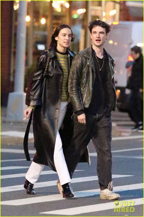 Tom Sturridge Girlfriend Alexa Chung Keep Close During Day Out In NYC