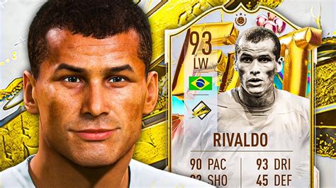 5 WEAK FOOT UPGRADE 93 FUT Birthday Icon Rivaldo Player Review