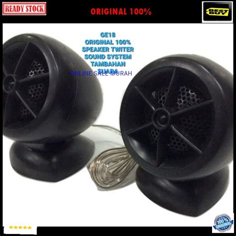 Original 100 Piezo Tweeter Speaker Super Treble Twiter Spk Mini Car