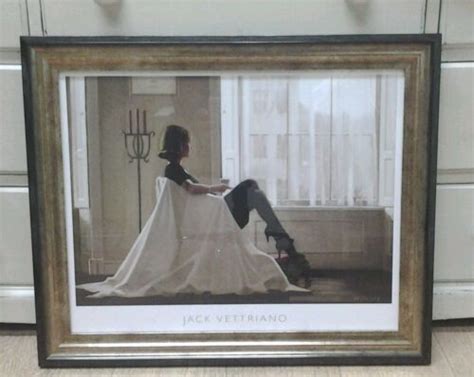 In Thoughts Of You By Jack Vettriano Large Deluxe Framed Art Print