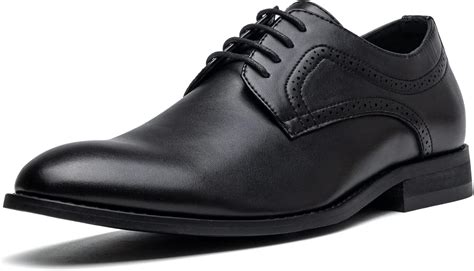 Men S Oxford Classic Formal Derby Shoes Black 093