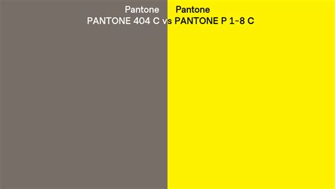 Pantone C Vs Pantone P C Side By Side Comparison