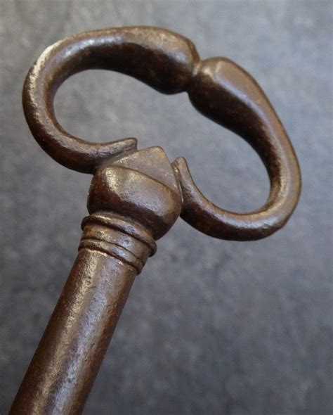 Proantic Large 18th Century Wrought Iron Key