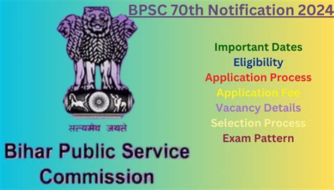 Bpsc Th Notification Important Dates Eligibility