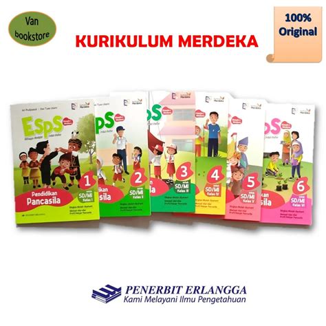 Jual Esps Pendidikan Pancasila Revisi SD Kelas 1 2 3 4 5 6 Kurikulum