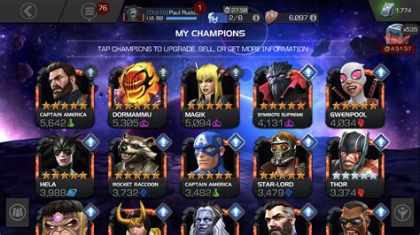 Roster Good Enough To Get Cav — Marvel Contest Of Champions