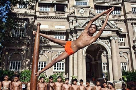 Indian Pole Gymnastics Rickshaw Challenge Gymnastics Sports Very