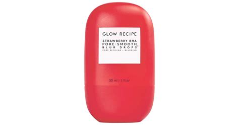 Best Skin Care Glow Recipe Strawberry Bha Pore Smooth Blur Drops