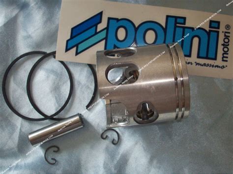 Piston Bi Segment Polini Ou Mm Axe Mm Pour Kit Cc Fonte Sur