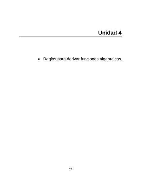 Pdf Reglas Para Derivar Funciones Algebraicas Ual Dyndns Orgual