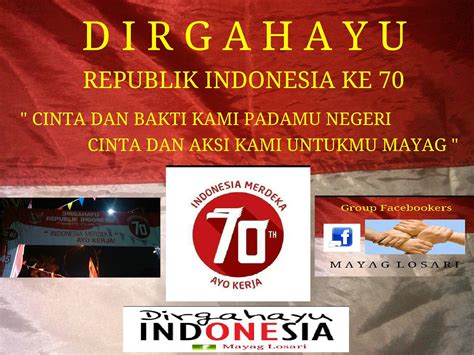 Semarak Hut Ke Republik Indonesia Di Dukuh Mayag