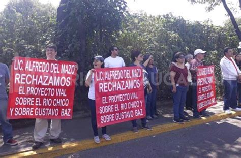 Realizan Cadena Humana Para Protestar Contra Viaducto Elevado Puente De