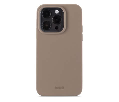 Holdit Silicone Case Iphone 15 Pro Mocha Brown Etui I Obudowy Na