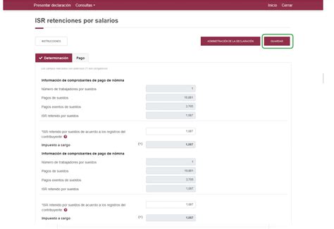 Calculo De Isr Por Honorarios Asimilados A Salarios Company Salaries