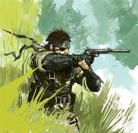 The Art Of Video Games On Twitter Fan Art Metal Gear Solid Snake