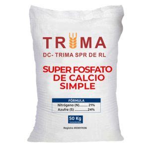 Fertilizante Super Fosfato De Calcio Simple Tn Dc Trima