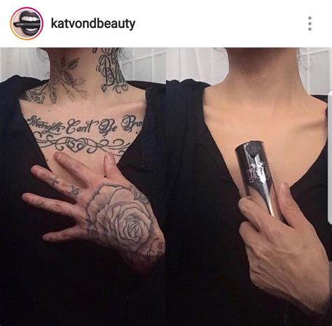 Kat Von D Beauty Cover Tattoo Covering Tattoos With Makeup Kat Von