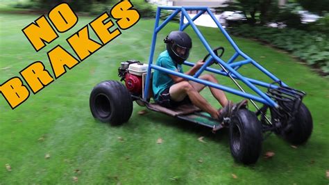 First Drive In The Off Road Go Kart Off Road Kart Build Part 3 Youtube