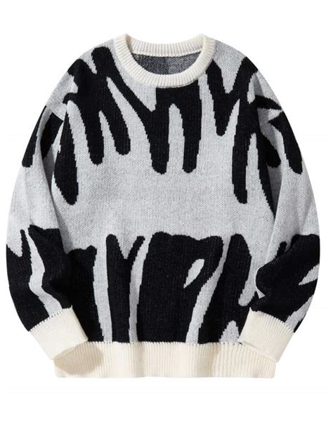 Manfinity EMRG Men Graphic Pattern Jumper SHEIN UK