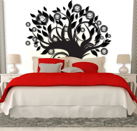 Tree Headboard Sticker Removable Wall Stickers And Wall Decals